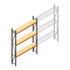 Weitspannregal AR 3000x2010x400 mm (hxbxt) 3 Ebenen anthrazit Anfangsregal
