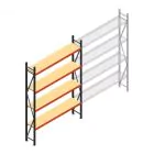 Weitspannregal AR 3000x2010x400 mm (hxbxt) 4 Ebenen verzinkt Anfangsregal