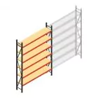 Weitspannregal AR 3000x2010x400 mm (hxbxt) 6 Ebenen anthrazit Anfangsregal