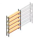 Weitspannregal AR 3000x2250x400 mm (hxbxt) 5 Ebenen anthrazit Anfangsregal