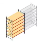 Weitspannregal AR 3000x2250x900 mm (hxbxt) 6 Ebenen anthrazit Anfangsregal