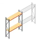 Weitspannregal AR 3000x2700x600 mm (hxbxt) 2 Ebenen anthrazit Anfangsregal