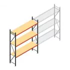 Weitspannregal AR 3000x2700x600 mm (hxbxt) 3 Ebenen anthrazit Anfangsregal