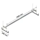 Konfektionsstange Ebene Medium Duty 1000x300 mm (bxt)