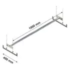 Konfektionsstange Ebene Medium Duty 1000x400 mm (bxt)