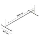 Konfektionsstange Ebene Medium Duty 1000x500 mm (bxt)