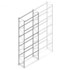 Gebrauchte Dexion Palettenregal 5000x2700x900 mm (hxbxt) 5 Ebenen Anfangsregal