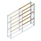 Gebrauchtes JH MPB Palettenregal 3850x3600x1100 mm (hxbxt) 3 Ebenen Anbauregal