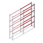 Gebrauchtes Polypal Palettenregal 7000x2700x1100mm (hxbxt) 4 Ebenen Anbauregal
