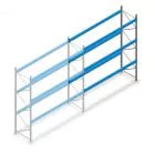 Gebrauchte Schaefer Palettenregal 5000x3800x1050 mm (hxbxt) 3 Ebenen Anbauregal