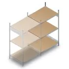 Weitspannregal HD 2000x1500x800 mm (hxbxt) 3 Ebenen Anbauregal