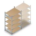 Weitspannregal HD 2000x1500x800 mm (hxbxt) 5 Ebenen Anfangsregal