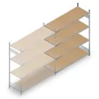 Weitspannregal HD 2000x2250x600 mm (hxbxt) 4 Ebenen Anbauregal