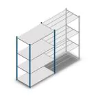 Fachbodenregal Medium Duty 2000x1300x700mm (hxbxt) 4 Ebenen blau Anfangsregal
