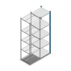 Fachbodenregal Medium Duty 2000x550x500mm (hxbxt) 5 Ebenen blau Anbauregal