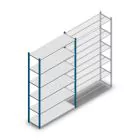 Fachbodenregal Medium Duty 2200x1300x400mm (hxbxt) 6 Ebenen blau Anfangsregal