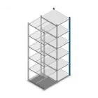 Fachbodenregal Medium Duty 2000x550x700mm (hxbxt) 6 Ebenen blau Anbauregal