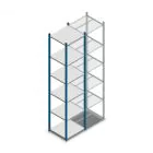 Fachbodenregal Medium Duty 2500x550x500mm (hxbxt) 6 Ebenen blau Anfangsregal