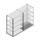 Fachbodenregal Medium Duty 2000x1300x800mm (hxbxt) 5 Ebenen Anthrazit Anfangsregal