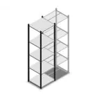 Fachbodenregal Medium Duty 2000x550x500mm (hxbxt) 5 Ebenen anthrazit Anfangsregal