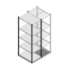 Fachbodenregal Medium Duty 2000x550x800mm (hxbxt) 5 Ebenen anthrazit Anfangsregal