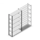 Fachbodenregal Medium Duty 2200x1150x400mm (hxbxt) 6 Ebenen anthrazit Anfangsregal