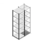Fachbodenregal Medium Duty 2200x550x600mm (hxbxt) 6 Ebenen anthrazit Anfangsregal