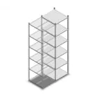 Fachbodenregal Light Duty 2000x550x600mm (hxbxt) 6 Ebenen Anbauregal