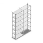 Fachbodenregal Light Duty 2500x850x400mm (hxbxt) 7 Ebenen Anfangsregal