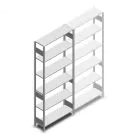 Fachbodenregal Heavy Duty 2500x1000x300 mm (hxbxt) 6 Ebenen 150 kg Anfangsregal