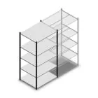 Fachbodenregal Medium Duty 2000x1000x800 mm (hxbxt) 5 Ebenen anthrazit Anfangsregal