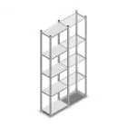 Fachbodenregal Medium Duty 2200x550x300 mm (hxbxt) 5 Ebenen verzinkt Anfangsregal