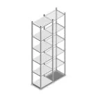 Fachbodenregal Medium Duty 2500x550x400 mm (hxbxt) 6 Ebenen verzinkt Anfangsregal