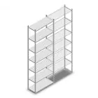 Fachbodenregal Medium Duty 3000x1000x400 mm (hxbxt) 7 Ebenen verzinkt Anfangsregal