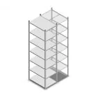 Fachbodenregal Medium Duty 3000x550x800 mm (hxbxt) 7 Ebenen verzinkt Anfangsregal