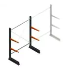Leichtes Kragarmregal einseitig 2000x1500x600 mm (hxbxt) 2 Ebenen Anfangsregal