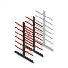 Mittleres Kragarmregal doppelseitig 3000x1000x800 mm (hxbxt) 6 Ebenen Anfangsregal