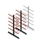 Mittleres Kragarmregal doppelseitig 3000x1250x800 mm (hxbxt) 5 Ebenen Anfangsregal