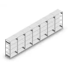 Vorteilsreihe Fachbodenregal Schwerlast 2000x7000x600 mm (hxbxt) 5 Ebenen 150 kg