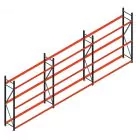 Vorteilsreihe Reifenregal Weitspann AR 2250x6240x500 mm (hxbxt) 3 Ebenen