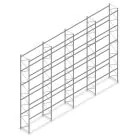 Vorteilsreihe gebrauchte Dexion Palettenregal 5000x11250x900 mm (hxbxt) 5 Ebenen