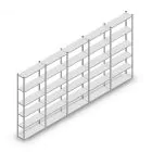 Vorteilsreihe Fachbodenregal Light Duty 2500x5000x300 mm (hxbxt) 6 Ebenen