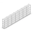 Vorteilsreihe Fachbodenregal Medium Duty 2000x7000x500 mm (hxbxt) 5 Ebenen verzinkt