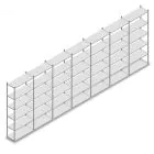 Vorteilsreihe Fachbodenregal Medium Duty 3000x7000x400 mm (hxbxt) 6 Ebenen verzinkt