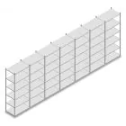Vorteilsreihe Fachbodenregal Medium Duty 2500x7000x600 mm (hxbxt) 6 Ebenen verzinkt
