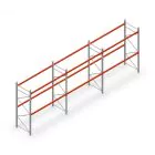 Vorteilsreihe Palettenregal AR T2 3000x8420x1100 mm (hxbxt) 2 Ebenen 1820kg/Ebenen mit vormontierten Rahmen