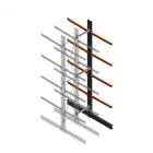 Schweres Kragarmregal beidseitig 5000x800x1200mm (hxbxt) 4 Ebenen Anbauregal