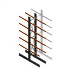 Schweres Kragarmregal doppelseitig 5000x800x1200mm (hxbxt) 5 Ebenen Anfangsregal