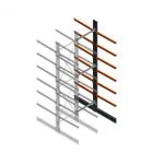 Schweres Kragarmregal einseitig 5000x1200x1200mm (hxbxt) 6 Ebenen Anbauregal