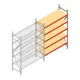 Weitspannregal AR 2000x1610x600 mm (hxbxt) 5 Ebenen verzinkt Anbauregal